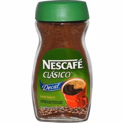 NescafÃ©, Clasico, Pure Instant Decaffeinated Coffee, Decaf, Dark Roast, 7 oz (200 g)