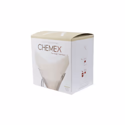 Pre-folded paper filters Chemex Squares, 100 pcs.
