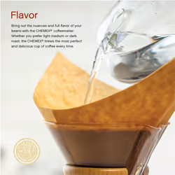 Chemex Bonded Filter - Natural Square - 100 Count (Pack of 2) - Exclus