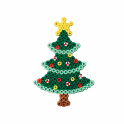 Hama Beads Pegboard - christmas tree