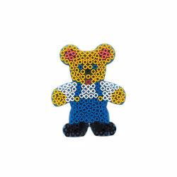 HAMA - Blister Pack of 2 Plates Bear and Dinosaur for Ironing Beads Size Maxi - Creative Activities