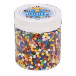 Hama 3,000 Beads - Solid Mix Mosaic, One Size