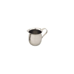 Browne 8 oz Stainless Steel Bell Shaped Creamer