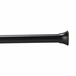 Umbra 137.1-228.6 cm Chroma Curtain Rod, Black