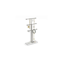 Trigem Hanging Jewelry Organizer â 3 Tier Table Top Necklace Holder, Jewelry Box and Jewelry Display with Jewelry Tray
