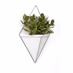 Umbra 470752-670 planter Indoor Pot planter Wall-mounted Ceramic, Copper, Resin Silver, White
