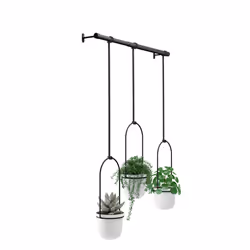 Umbra 1011748-660 planter Indoor Pot planter Hanging Melamine Black, White