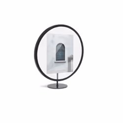 Umbra 1012272-040, Single picture frame, Glass, Black, Table, Wall, Round, 254 mm
