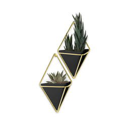 Umbra 470753-1137 planter Indoor Pot planter Wall-mounted Brass, Ceramic, Copper, Resin Black, Gold