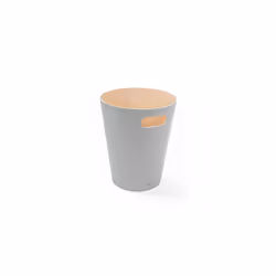 Umbra Woodrow Trash Can âÃà Duo-Tone Wood Wastebasket Garbage Can for Office, Study, Bathroom, Living Room, Powder Room an ...
