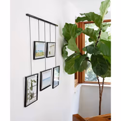 Exhibit Picture Frame Gallery Set, Adjustable Collage Display for 5 Photos, Prints, Artwork and More, Holds two 4x6" and three 5x7" Photos - Additional view 6