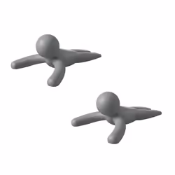 Umbra Buddy, Charcoal, Thermoplastic, Freestanding, 105.4 mm, 149.8 mm, 57.1 mm