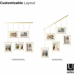 Umbra Photo Frames, Matte Brass, normal