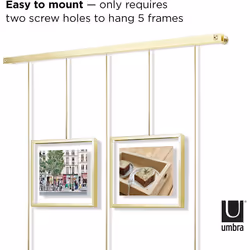 Umbra Photo Frames, Matte Brass, normal - Additional view 4