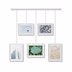 Umbra 1013426, Multi picture frame, Wood, White, Matte, Wall, Rectangular
