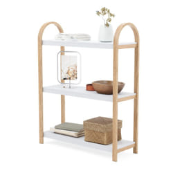 Umbra Bellwood Freestanding Wood Natural, White