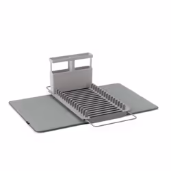 Umbra Udry, Drainer, Rack, Tabletop, Cookware, Dishware, Drinkware, Utensil, Grey, Microfibre
