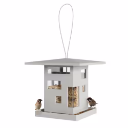 Umbra Bird Cafe, Hanging, Grey, Plastic, 2 L, Roof, Seeds