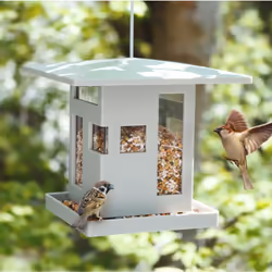 Umbra Bird Cafe bird feeder Grey Plastic Hanging