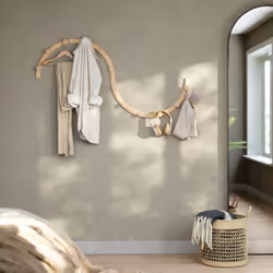 Umbra Slinka Indoor Coat hook Natural 4 pc(s)