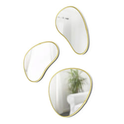 Umbra Hubba wall mirror Oval Brass