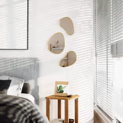 Umbra Hubba wall mirror Oval Brass