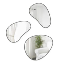 Umbra Hubba wall mirror Oval Titanium