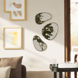Umbra Hubba wall mirror Oval Titanium