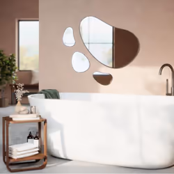 Umbra Hubba wall mirror Oval Titanium