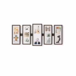Umbra Shuffle, Picture frame set, Walnut, Wall, Rectangular, Modern, Landscape/Portrait