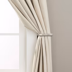 Twilight Basic Curtain Holdback, Nickel, Set of 2,5 x 4.8 x 2.8 inches