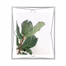Umbra Prisma Picture Frame 8x10 Photo Display for Desk or Wall Chrom