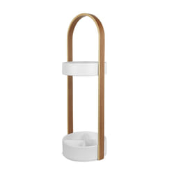 BELLWOOD UMBRELLA STAND WHT/NAT