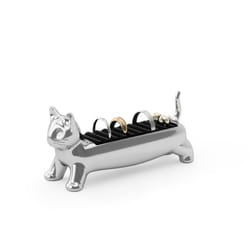 Umbra Ali Cat Jewellery organizer Velvet, Zinc