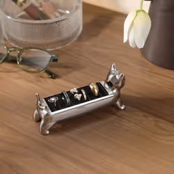 Umbra Ali Cat Jewellery organizer Velvet, Zinc