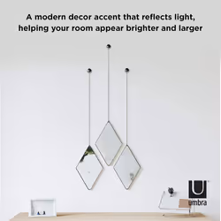 Umbra Dima Mirror Black, Diamond