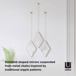 Umbra 358777-880 Dima Mirror Copper, 28.26 x 17.14 x 3.81 cm