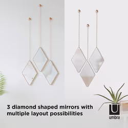 Umbra 358777-880 Dima Mirror Copper, 28.26 x 17.14 x 3.81 cm - Additional view 4