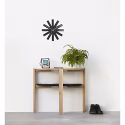 Umbra "Ribbon Wall Clock, Black