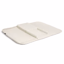 Umbra 330720-354 UDRY Rack and Microfiber Dish Drying Mat-Space-Saving Lightweight Design Folds Up for Easy Storage  Standard ...