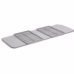Umbra Shoe Dry - Multipurpose Boot and Shoe Tray with Machine-Washable Drying Shoe Mat, Holds 4 Pairs of Shoes, Charcoal