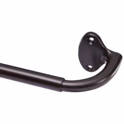 Amazon Basics Room Darkening Blackout Curtain Rod 28 to 48 Dark Bronze Espresso