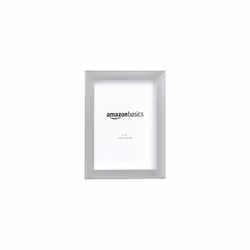Amazon Basics Rectangular Photo Picture Frame 5 x 7 Pack of 2 Nicke