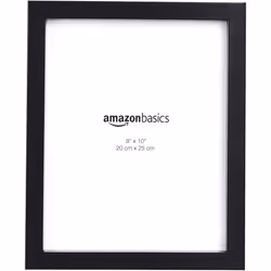 Amazon Basics Photo Frame - 20 x 25 cm, Black, 2-Pack