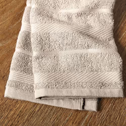 KitchenAid Albany Kitchen Towel 4-Pack Set  Milkshake Tan/White  16""""x26""""