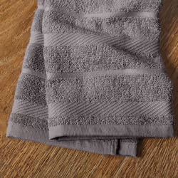 KitchenAid Albany Kitchen Towel 4-Pack Set  Charcoal Grey/White  16""""x26""""