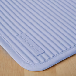 KitchenAid Ribbed Soft Silicone Pot Holder 2-Pack Set  Lavender Cream Purple  7""""x9""""