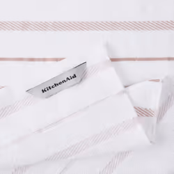 KitchenAid Albany Kitchen Towel 4-Pack Set  Dried Rose/White  16""""x26""""