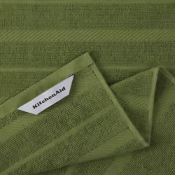 KitchenAid Albany Kitchen Towel 4-Pack Set  Matcha Green/White  16""""x26""""