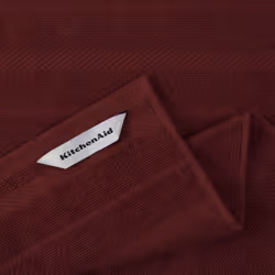 KitchenAid Albany Kitchen Towel 4-Pack Set  Smoked Paprika Red/White  16""""x26""""